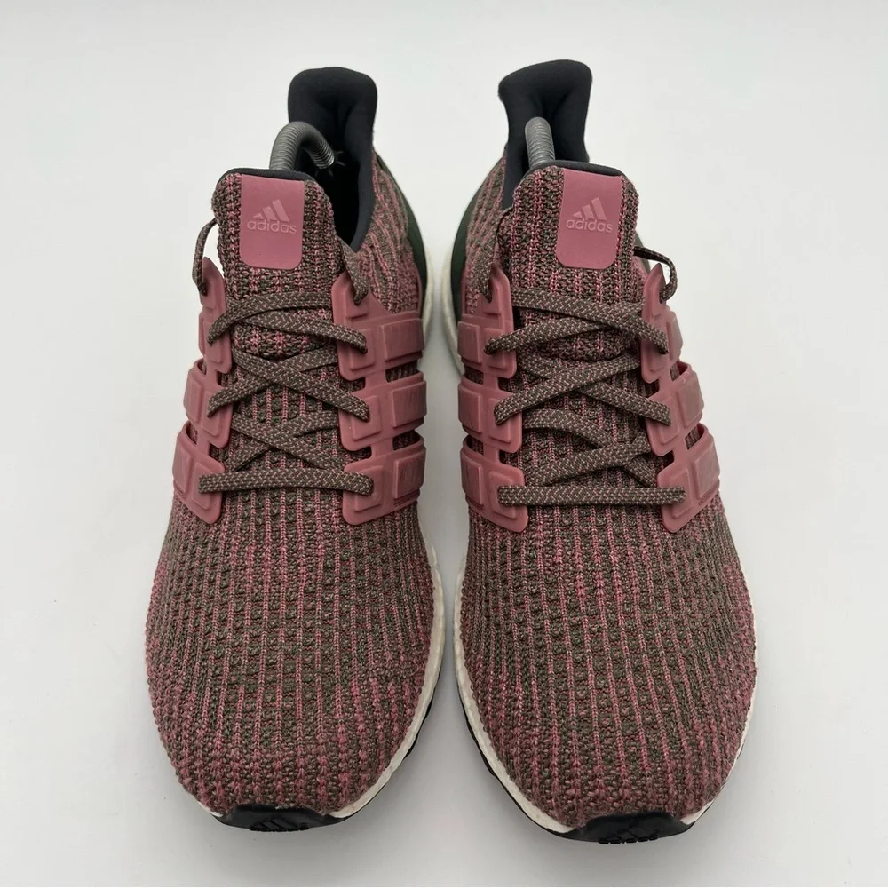 adidas Ultraboost Athletic Shoes in Rosewood and Olive